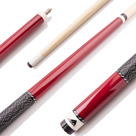 Mizerak 57 in. Two-Piece Hardwood Cue, Red P1862R